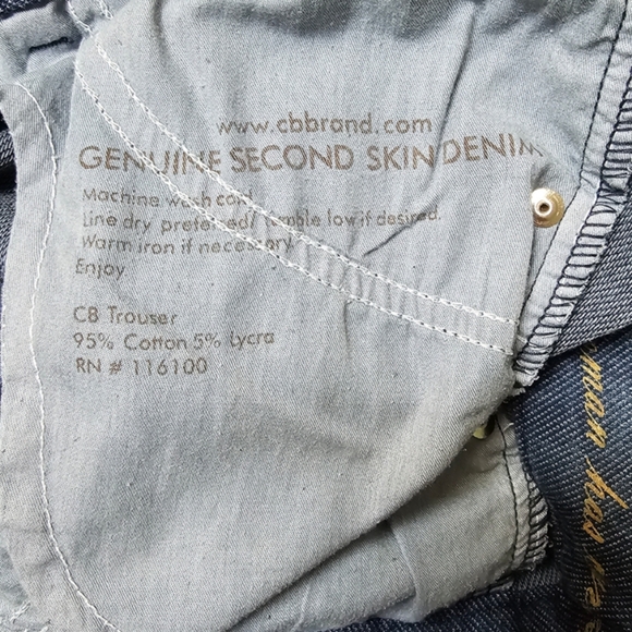California Born Denim Trouser Sz 10 - Picture 4 of 4